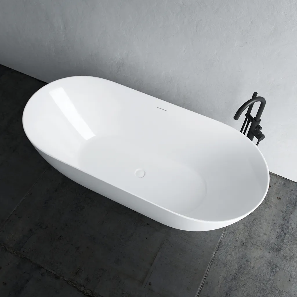 Coco 178 - 178x78 cm Badekar, Slim Design, Blank hvit