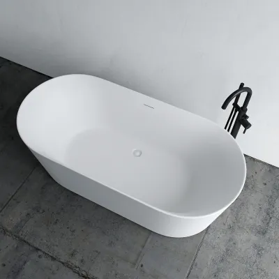 Takai 170 - 170x80 cm Badekar, Slim Design, Matt Hvit
