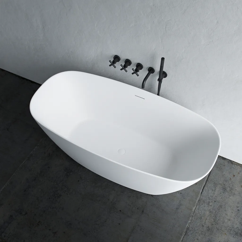 Chic 150 - 150x72 cm Badekar, Slim Design, Mathvid