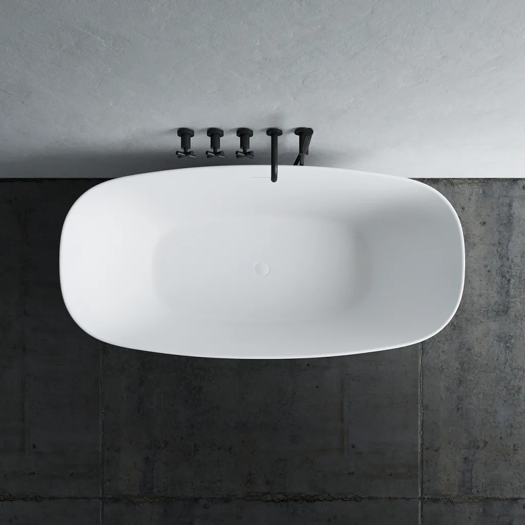 Chic 150 - 150x72 cm Badekar, Slim Design, Mathvid