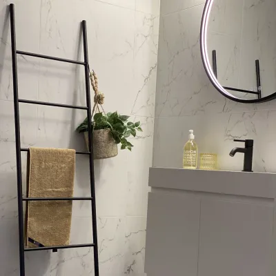 Pulcher Towel Rack PTR82 - Matt Black