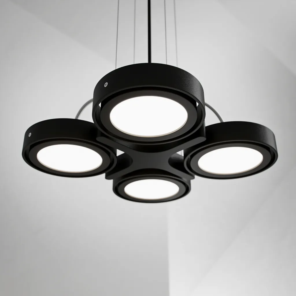 Big A04 - LED takpendel, matt svart