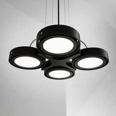 Big A04 - LED takpendel, matt svart