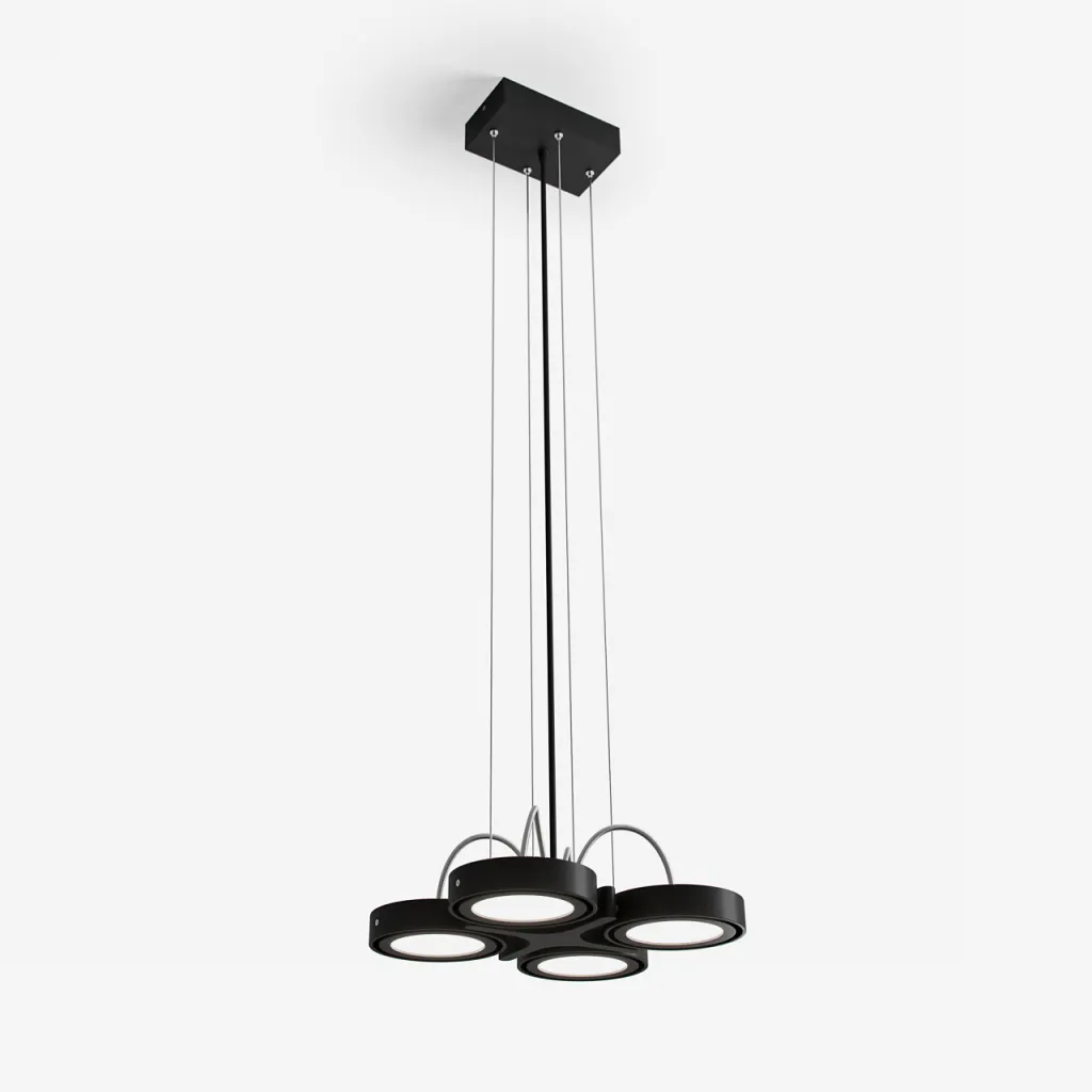 Big A04 - LED takpendel, matt svart