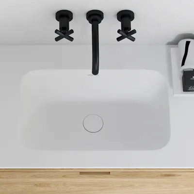 CPH Tapwork Soft 180D - Snekkermøbler i Natural Oak inkl. Mathvid SolidTec vask