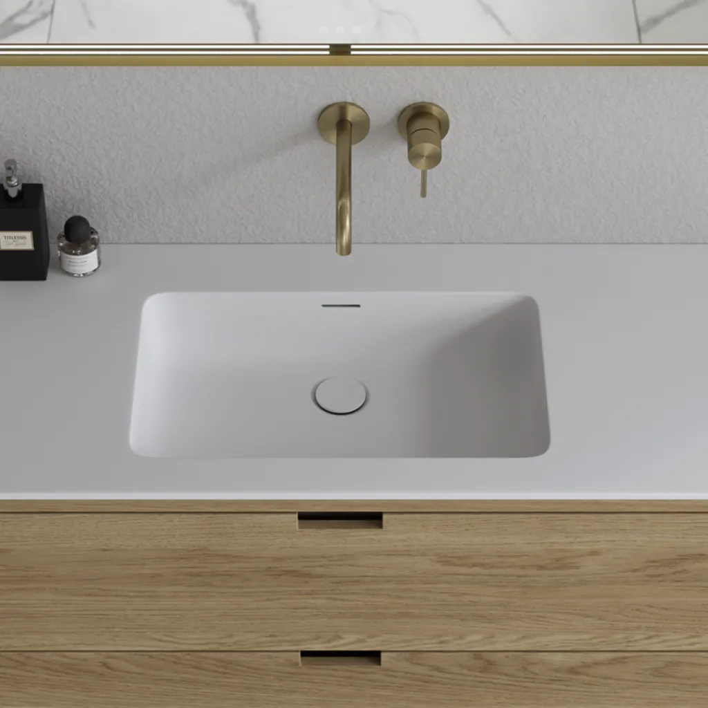 CPH Tapwork Soho 180R - MKII, fingertappede skap i naturlig eik inkludert Mathvid SolidTec®-vask