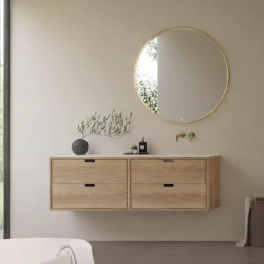 CPH Tapwork Soho 180R - MKII, fingertappede skap i naturlig eik inkludert Mathvid SolidTec®-vask