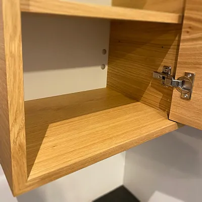 CPH Tapwork BS2 - 30x32x160h cm., Snekkerhøyskap i naturlig eik 