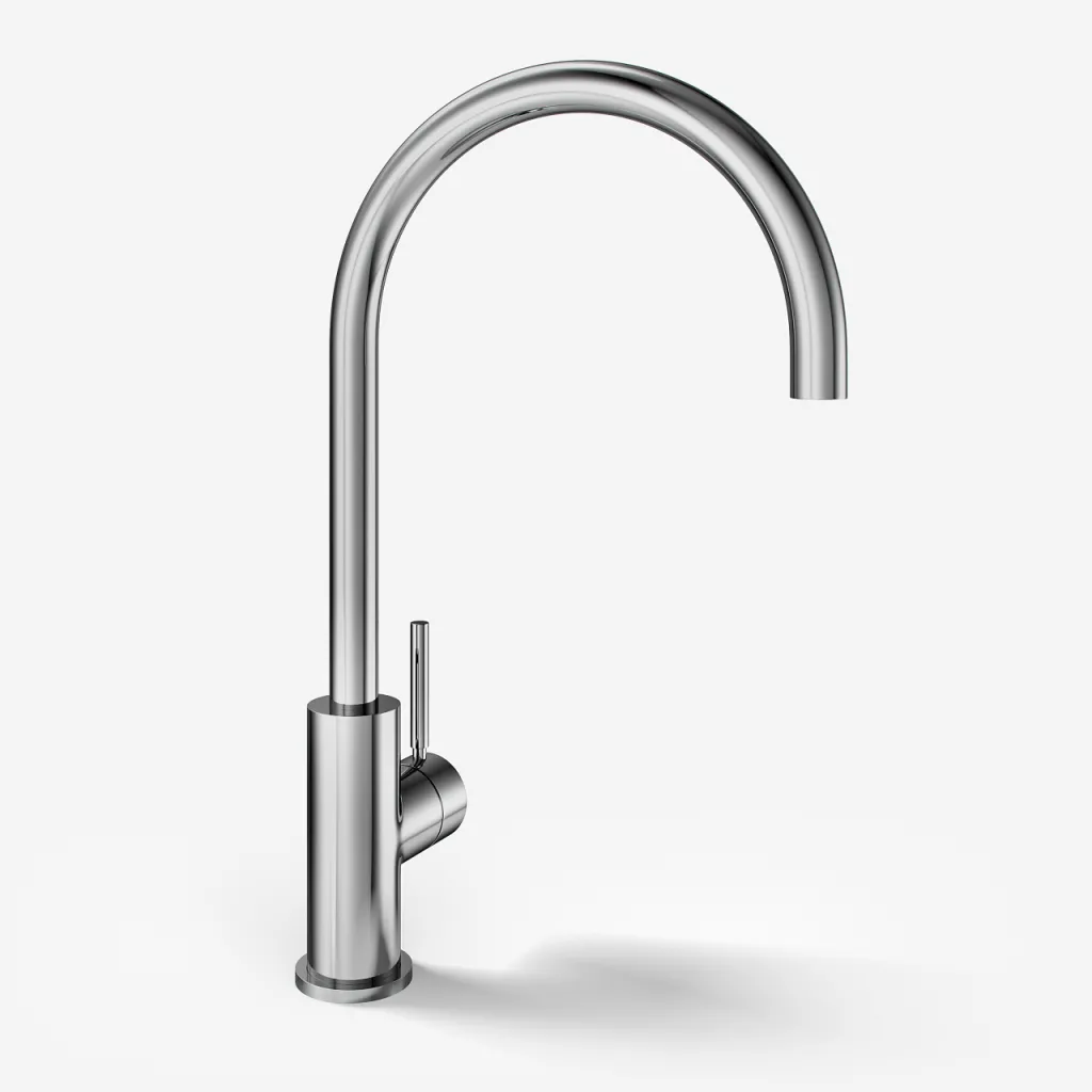 Semplice SKV101 - Kjøkkenbatteri, Ø22-Tut, Krom