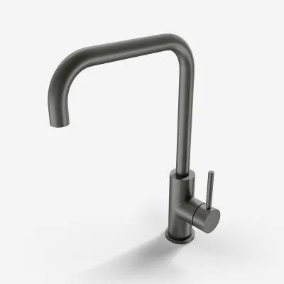Semplice SKV102 - Kjøkken inkl. batt., U-tut, PVD Matt Gun Metal