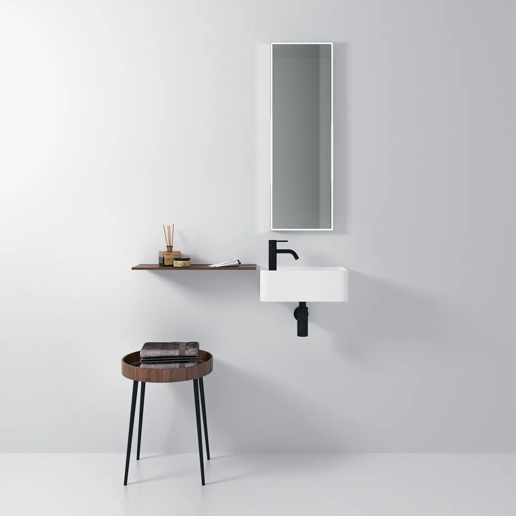 Coco 3R -  Servant 40x20 cm, Matt Hvit SolidTec®