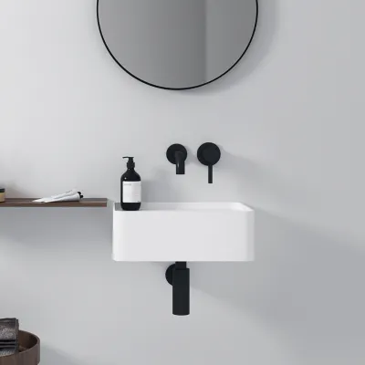 Coco 40 - Servant 40x30 cm, Matt Hvit SolidTec®