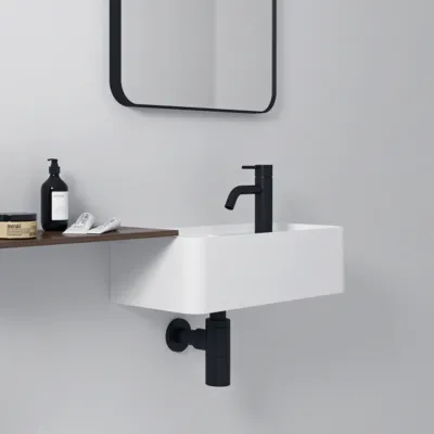 Coco 4L - Servant 50x22,5 cm, Matt Hvit SolidTec®