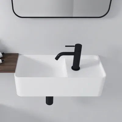 Coco 4L - Servant 50x22,5 cm, Matt Hvit SolidTec®