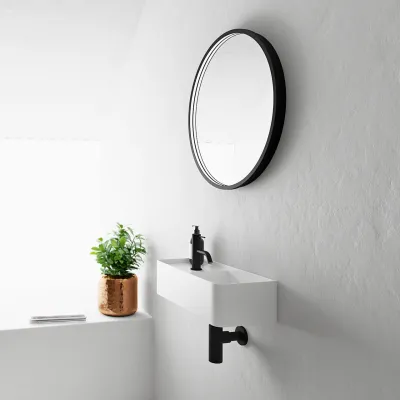 Coco 4R - Servant 50x22,5 cm, Matt Hvit SolidTec®