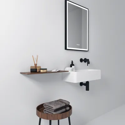 Coco 5R - Servant 60x25 cm, Matt Hvit SolidTec®