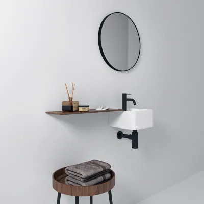 Coco 27 - Servant 27x27 cm, Matt Hvit SolidTec®