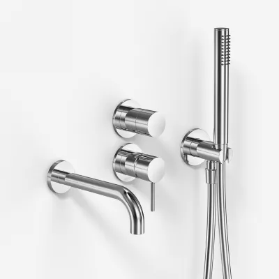 Semplice SBR901 S11 - Badekar/dusj armatur, krom
