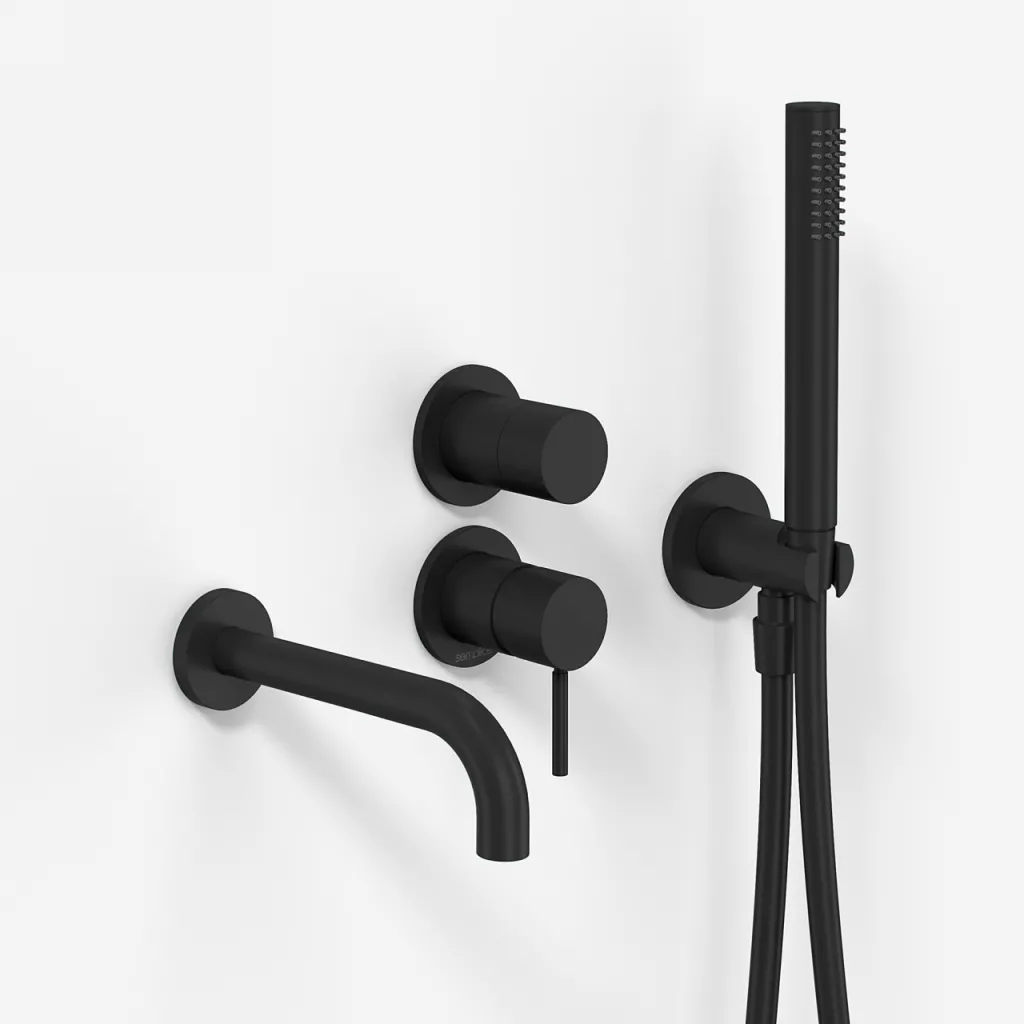 Semplice SBR901 S11 - Kar/dusj armatur, matt sort