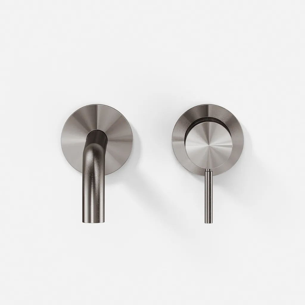 Semplice SHV502 S02 - Kran 19 cm tut, PVD børstet stål