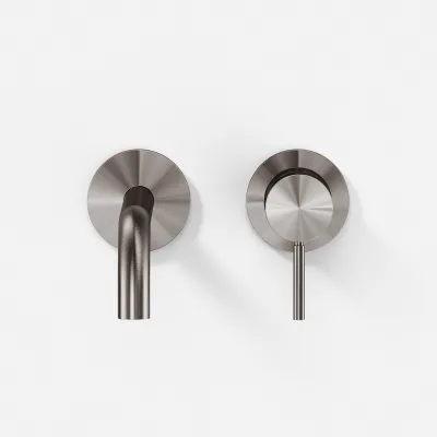 Semplice SHV502 S02 - Armatur 19 cm tut, PVD børstet stål