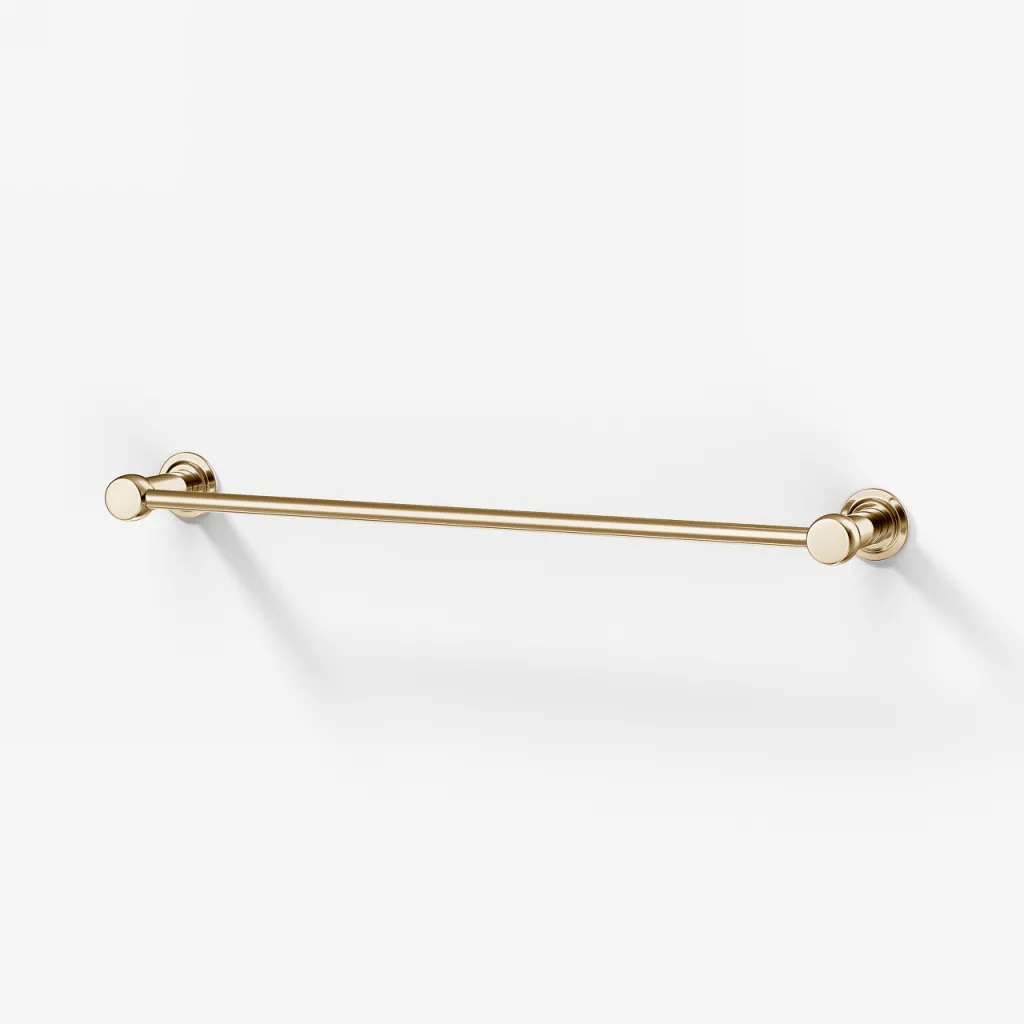 Hassel&Teudt H19-45 - Håndklestativ 45 cm, polert messing natur