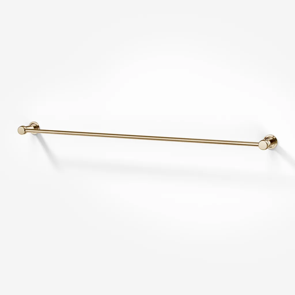 Hassel&Teudt H19-80 - Håndklestativ 80 cm, polert messing natur