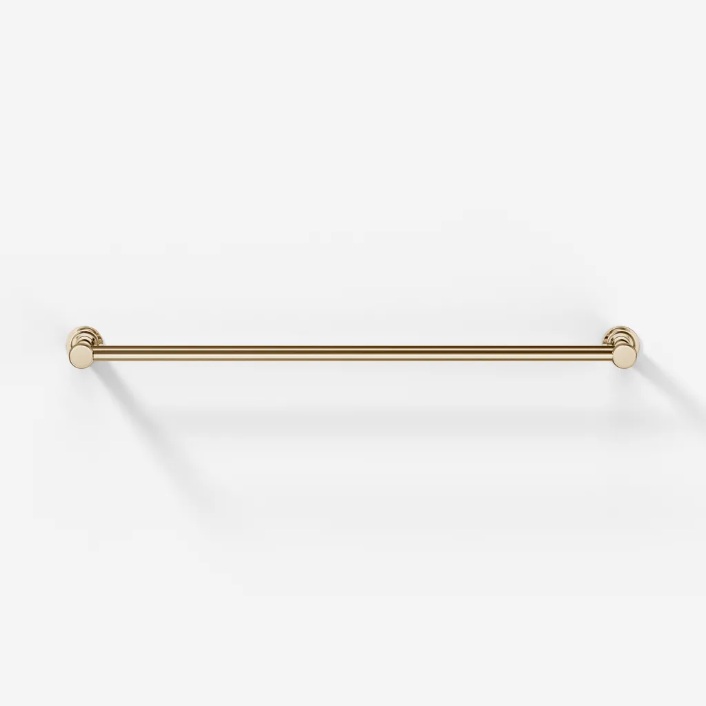 Hassel&Teudt H20-60 - Dobbel håndklestang 60 cm, polert messing natur
