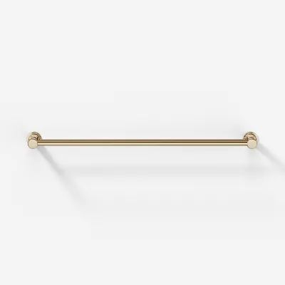 Hassel&Teudt H20-60 - Dobbel håndklestang 60 cm, polert messing natur
