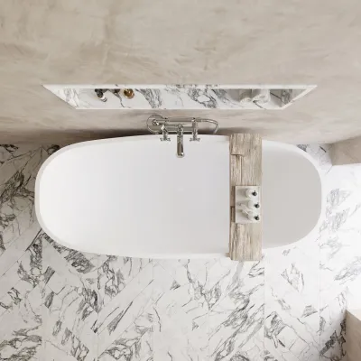 Hassel&Teudt HBK701 - Badekar- og dusjarmatur, krom