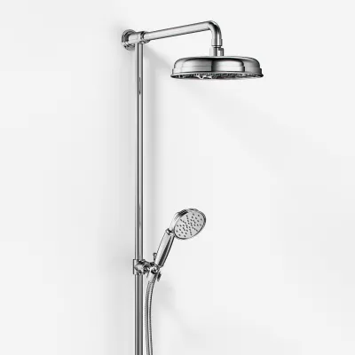 Hassel&Teudt HBR800 S01 - Dusjstangsett m/Ø21 cm. Rain DeLuxe m/EasyClean, Chrome