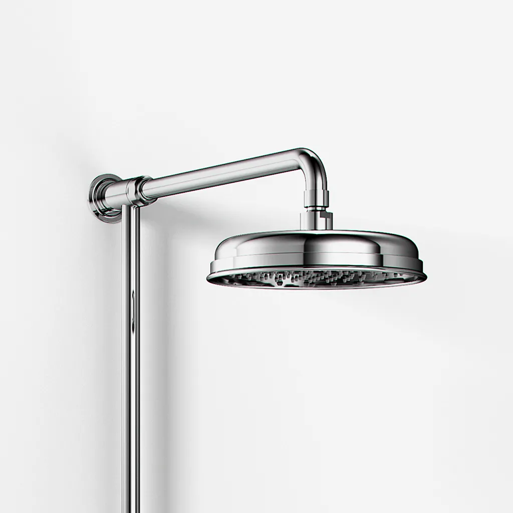 Hassel&Teudt HBT900 - SmartTerm dusjstangsett m/Ø21 cm. Rain DeLuxe m/EasyClean, Chrome