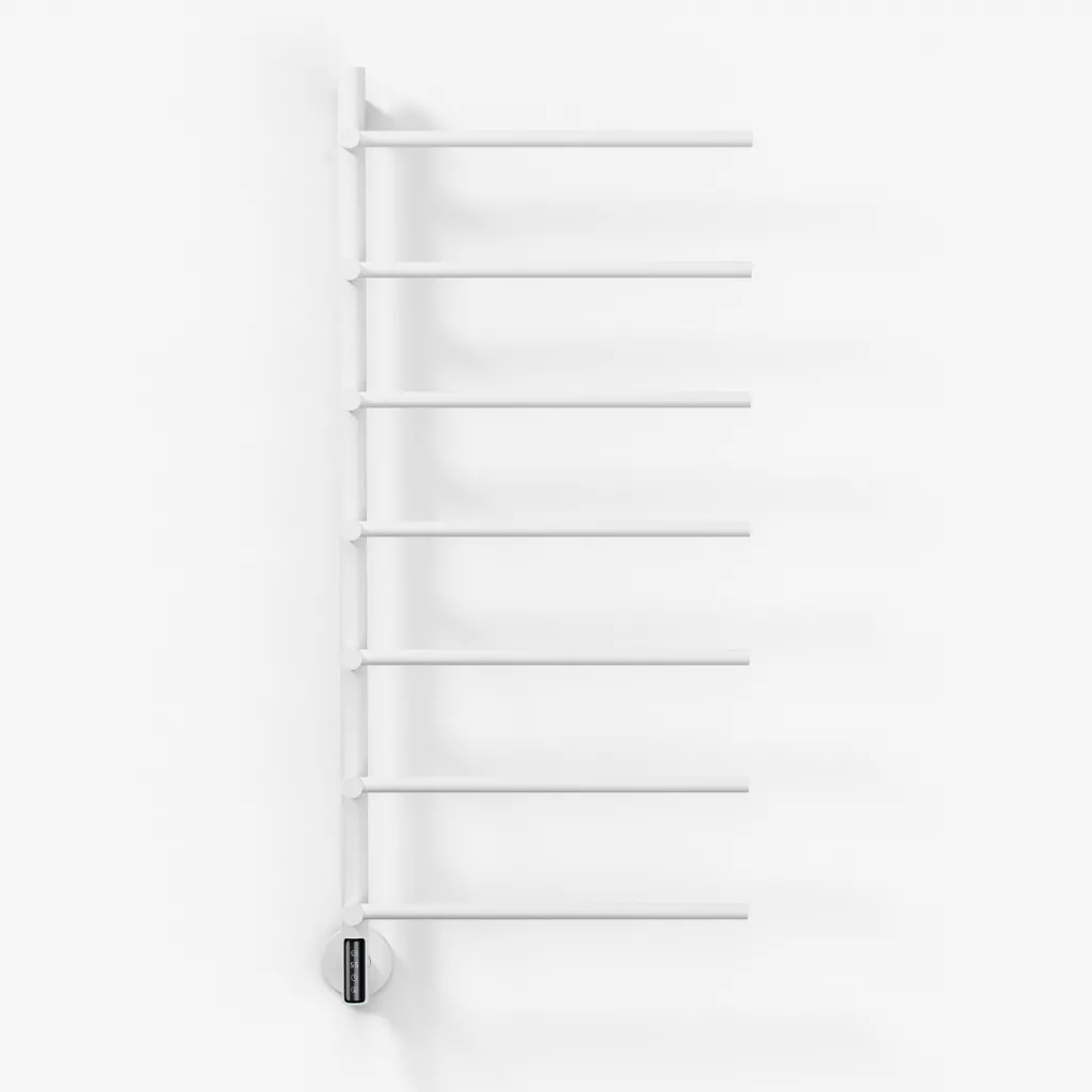 Pulcher® Semplice PS07 Elektrisk Håndklædetørrer - 48 x 110 cm. Matt hvit