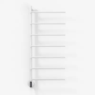 Pulcher® Semplice PS07 Elektrisk Håndklædetørrer - 48 x 110 cm. Matt hvit