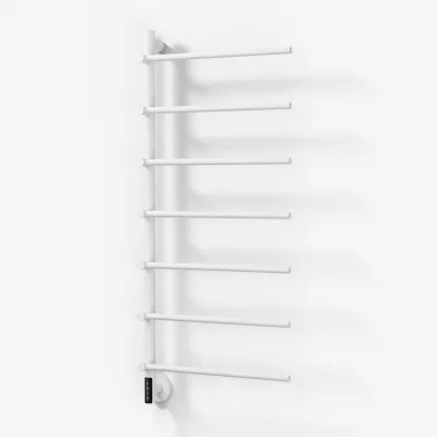 Pulcher® Semplice PS07 Elektrisk Håndklædetørrer - 48 x 110 cm. Matt hvit