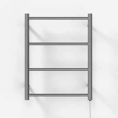 Pulcher Minimalism PM64 - Elektrisk håndkletørker, 50 x 64 cm, børstet rustfritt stål