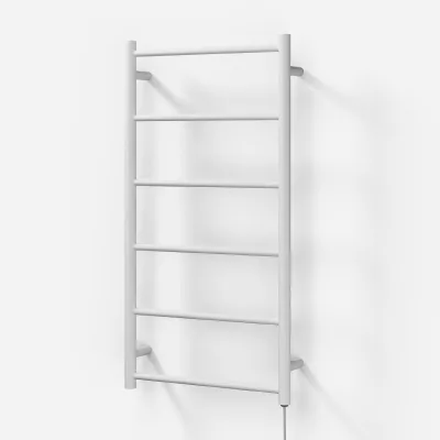 Pulcher Minimalism PM96 - Elektrisk håndklestativ, 50 x 96h cm, Mathvid
