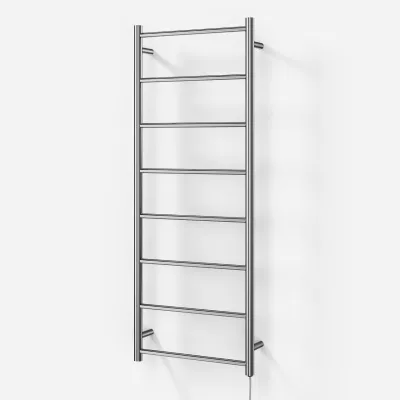 Pulcher Minimalism PM128 - Elektrisk oppvarmet håndklestativ, 50 x 128h cm. Chrome