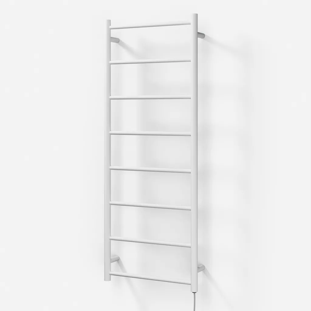 Pulcher Minimalism PM128 - Elektrisk håndklestativ, 50 x 128h cm, Mathvid