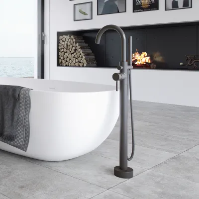 Semplice SBS600 - Frittstående karbeslag, PVD Matt Gun Metal