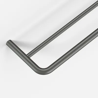 Semplice PS20-60 - Dobbel håndklestang, PVD Matt Gun Metal