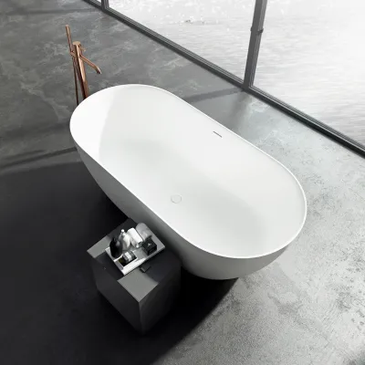 Pulcher Nomo 170 - Slim-Design badekar 170x80, Massive Mathvid SolidTec®
