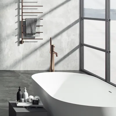 Pulcher Nomo 170 - Slim-Design badekar 170x80, Massive Mathvid SolidTec®