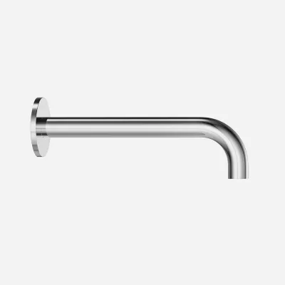 Semplice SSP2222 - utløpstut Ø22 mm lengde 22 cm Rosett Ø65 mm, Krom