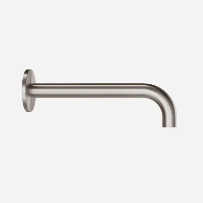 Semplice SSP2222 - utløpstut Ø22 mm lengde 22 cm Rosett Ø65 mm, PVD Børstet stål