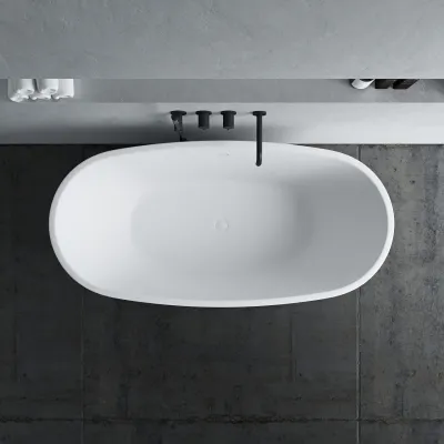 ArkiLife Nomi AN150 - Badekar 150x72 cm, matt hvit