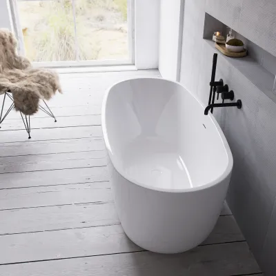 ArkiLife Nomi AN150 - Badekar 150x72 cm, Blank hvit