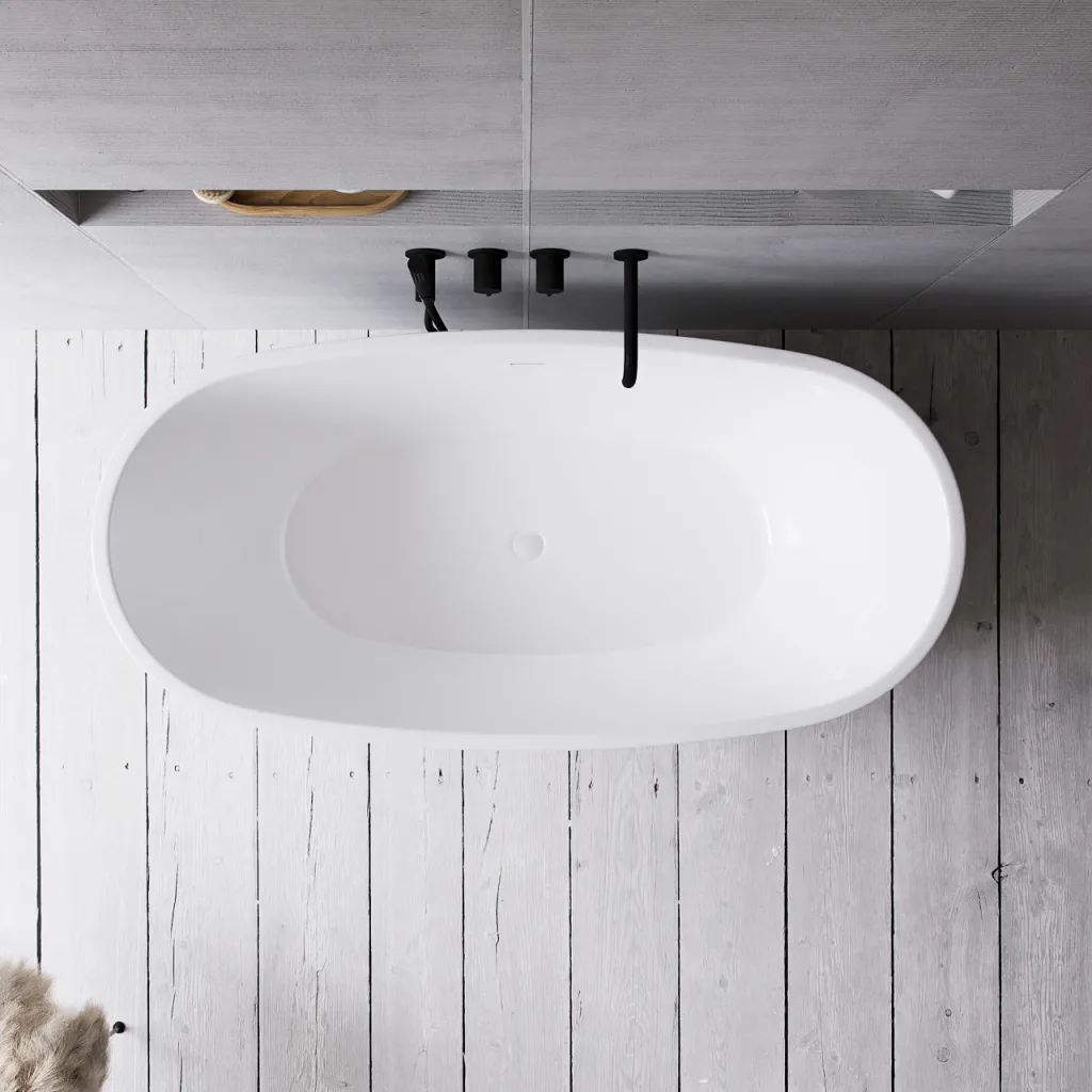 ArkiLife Nomi AN150 - Badekar 150x72 cm, Blank hvit