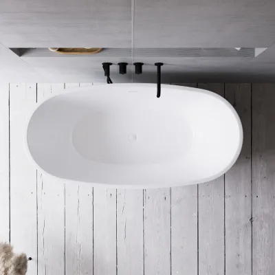 ArkiLife Nomi AN150 - Badekar 150x72 cm, Blank hvit