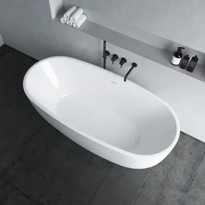 ArkiLife Nomi AN170 - Badekar 170x80 cm, Blank Hvit